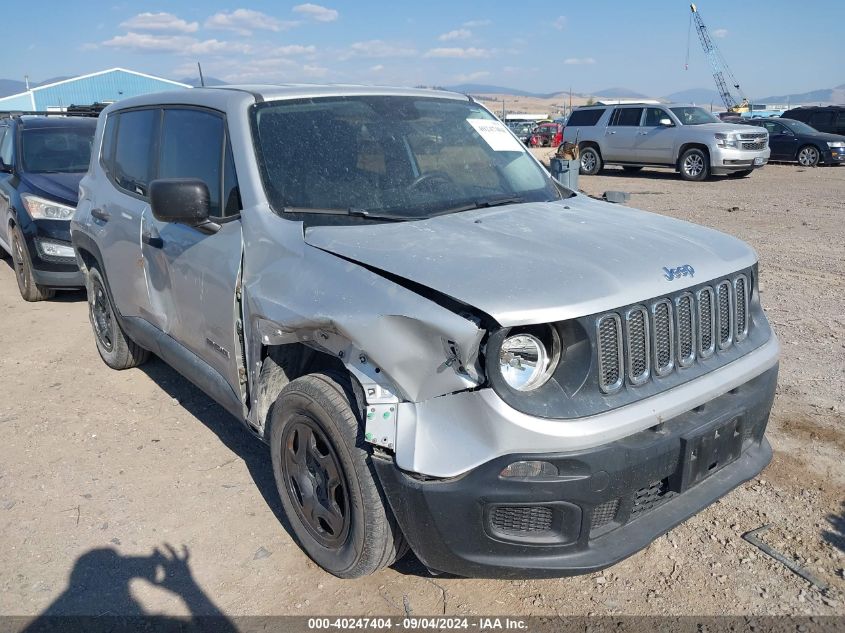 2015 Jeep Renegade Sport VIN: ZACCJAAH0FPB55610 Lot: 40247404