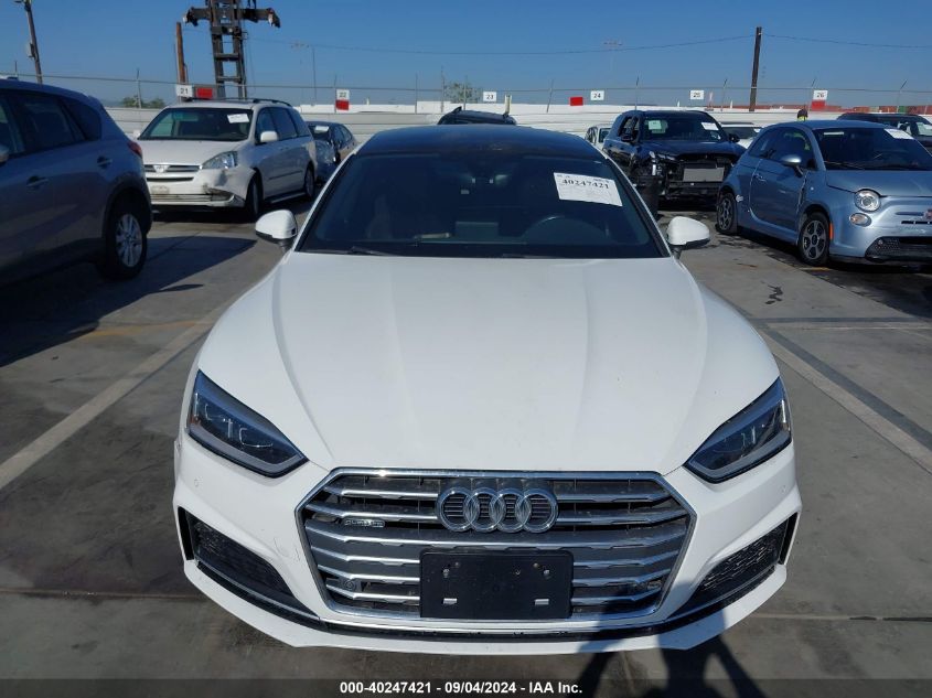 2018 Audi A5 2.0T Premium VIN: WAUENCF53JA095867 Lot: 40247421