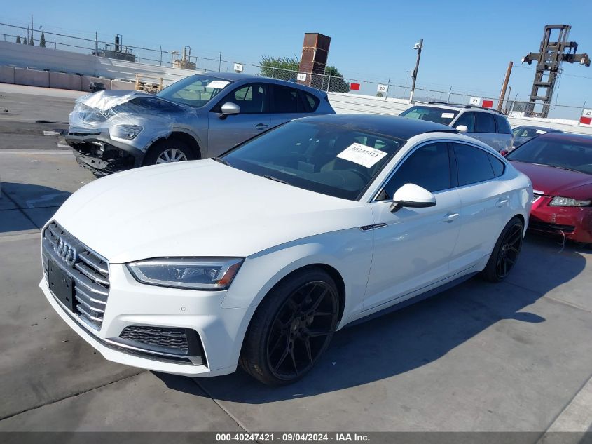 2018 Audi A5 2.0T Premium VIN: WAUENCF53JA095867 Lot: 40247421