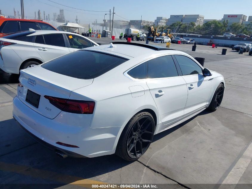 2018 Audi A5 2.0T Premium VIN: WAUENCF53JA095867 Lot: 40247421