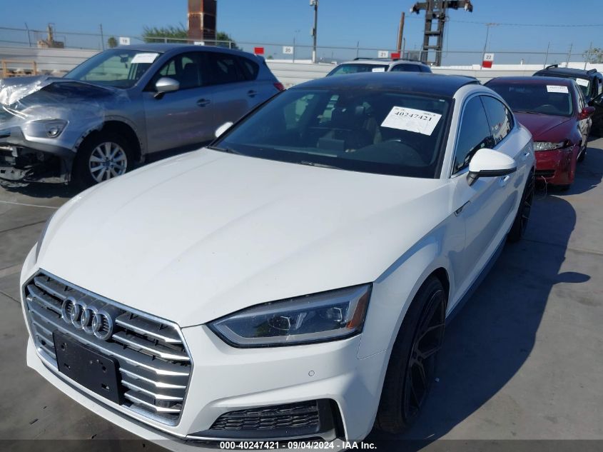 2018 Audi A5 2.0T Premium VIN: WAUENCF53JA095867 Lot: 40247421