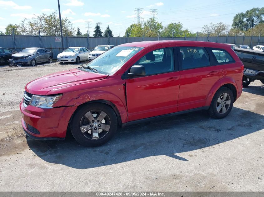 VIN 3C4PDCAB7DT547599 2013 Dodge Journey, American... no.2