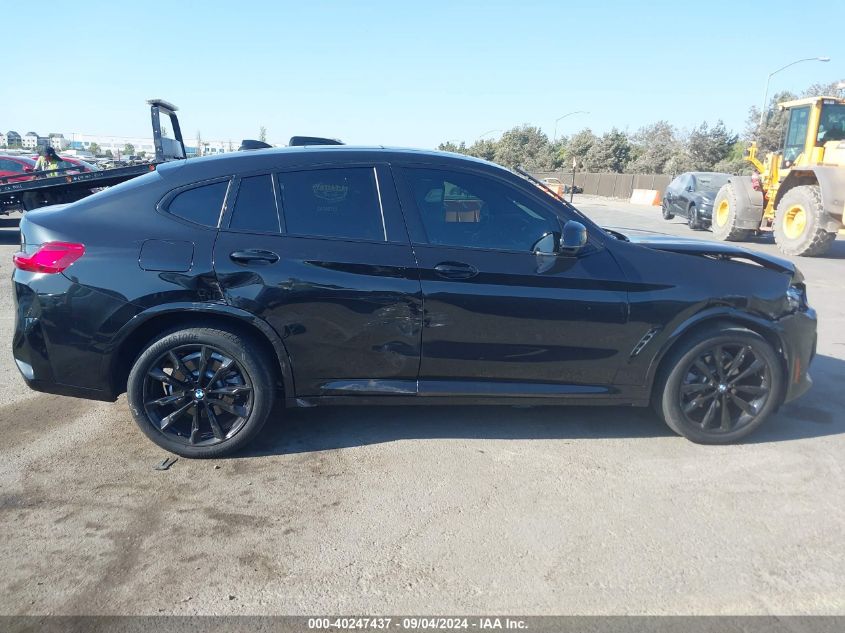 2023 BMW X4 xDrive30I VIN: 5UX33DT03P9R62272 Lot: 40247437