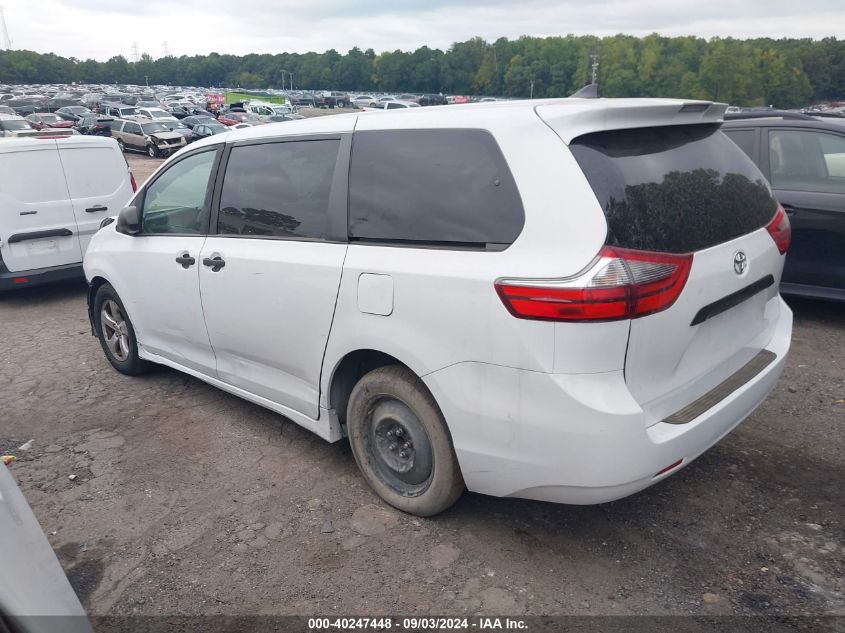 2020 Toyota Sienna L VIN: 5TDZZ3DC7LS032058 Lot: 40247448