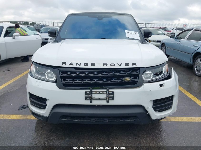 2017 Land Rover Range Rover Sport 3.0L V6 Supercharged Se VIN: SALWG2FV9HA143628 Lot: 40247449