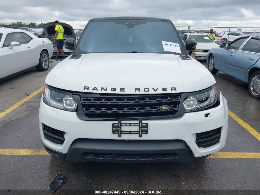 2017 Land Rover Range Rover Sport 3.0L V6 Supercharged Se VIN: SALWG2FV9HA143628 Lot: 40247449