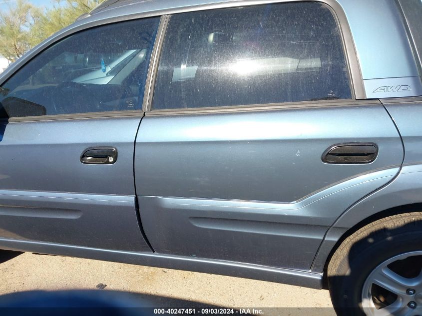 2006 Subaru Baja Sport VIN: 4S4BT62C867100675 Lot: 40247451