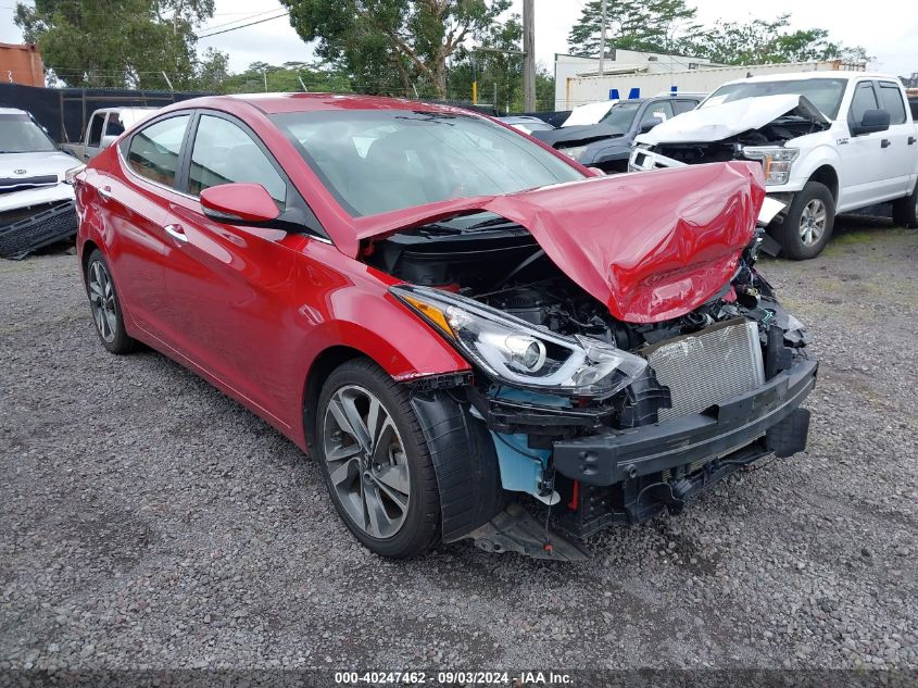 VIN KMHDH4AE3FU257792 2015 Hyundai Elantra, Limited no.1