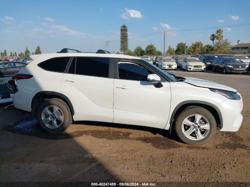 2023 Toyota Highlander Le VIN: 5TDKDRAH3PS002452 Lot: 40247489