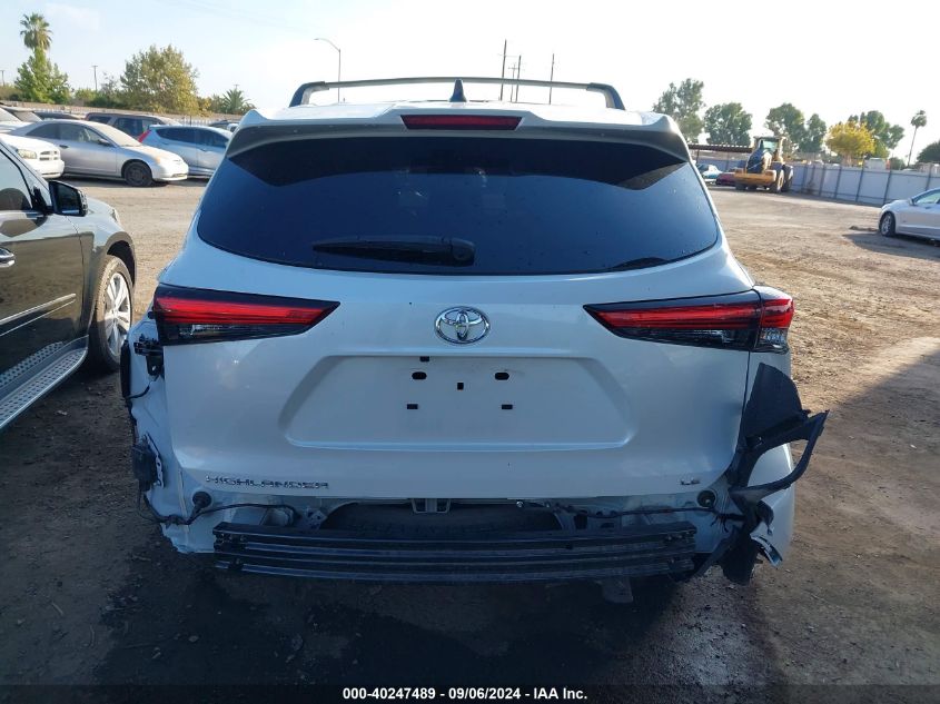 2023 Toyota Highlander Le VIN: 5TDKDRAH3PS002452 Lot: 40247489