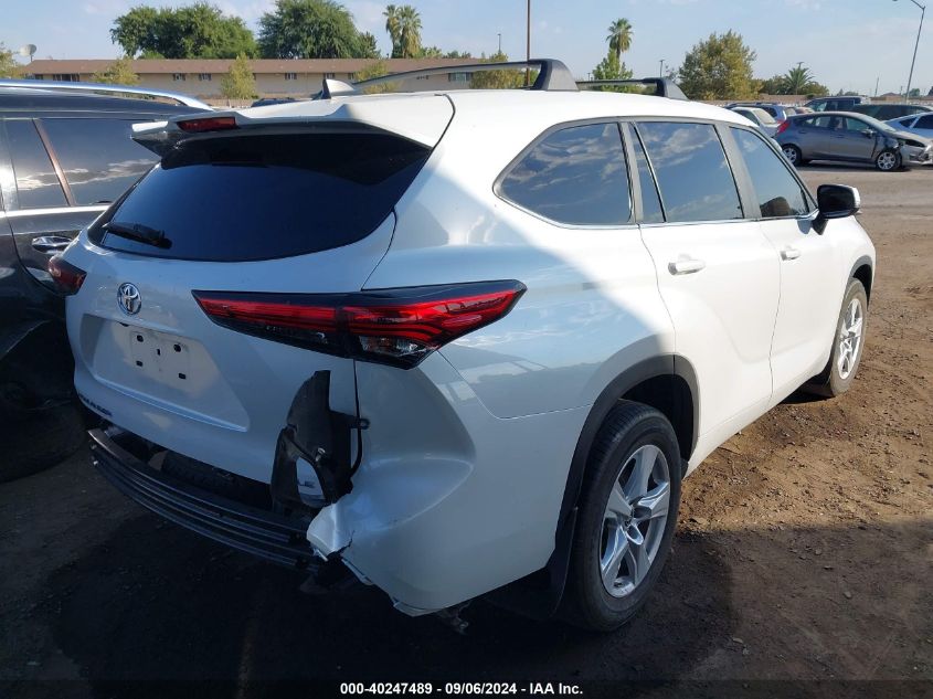 2023 Toyota Highlander Le VIN: 5TDKDRAH3PS002452 Lot: 40247489