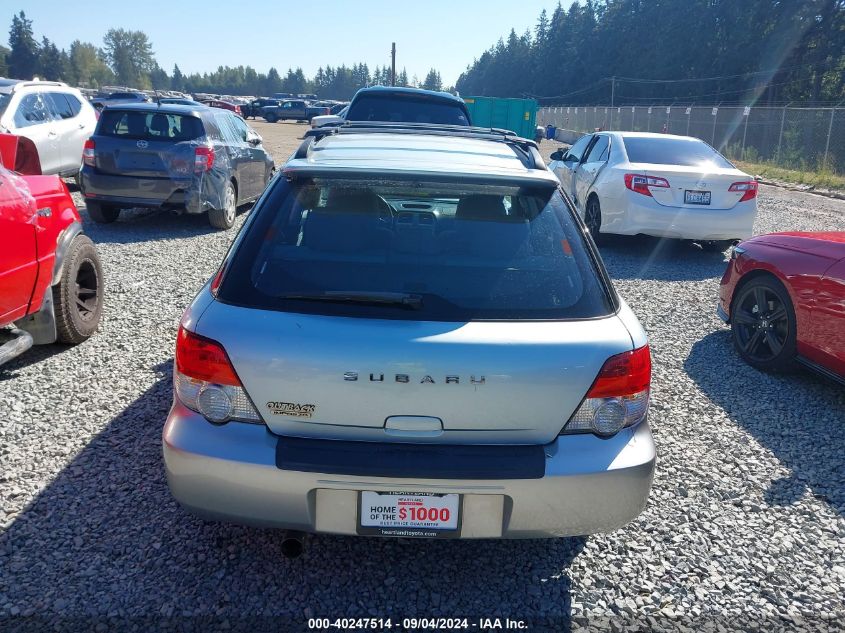 2005 Subaru Impreza Outback Sport/Outback Spc VIN: JF1GG68585H815378 Lot: 40247514