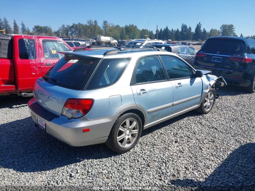 2005 Subaru Impreza Outback Sport/Outback Spc VIN: JF1GG68585H815378 Lot: 40247514