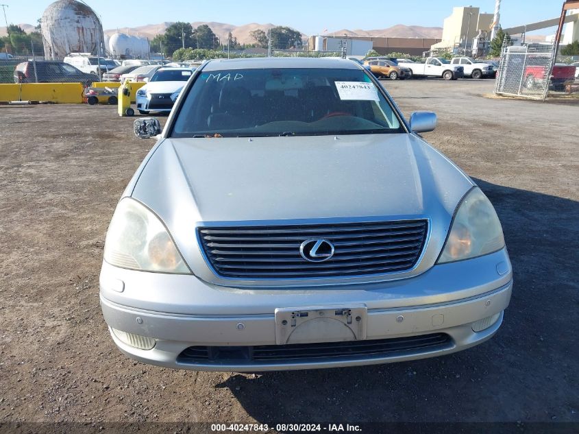 2002 Lexus Ls 430 VIN: JTHBN30F920073952 Lot: 40247843