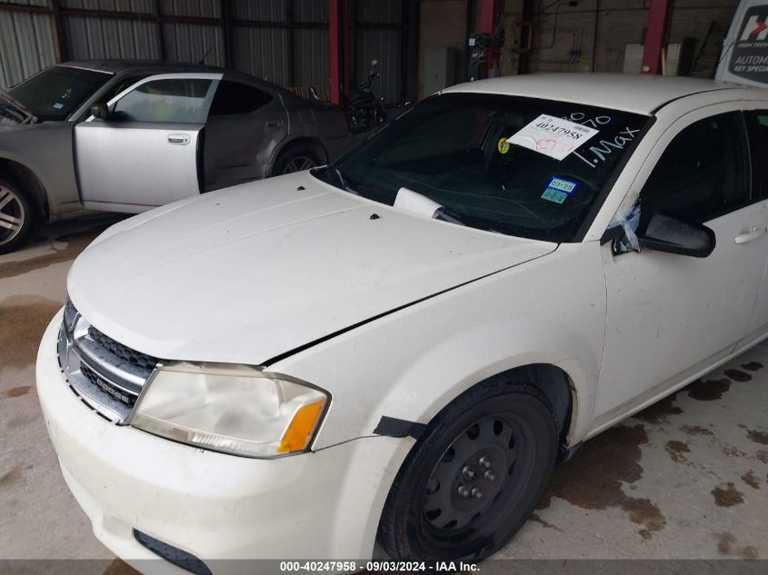 2011 Dodge Avenger Express VIN: 1B3BD4FBXBN501370 Lot: 40247958