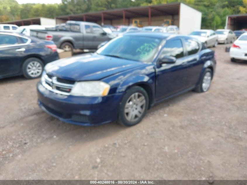 2014 Dodge Avenger Se VIN: 1C3CDZAB3EN118371 Lot: 40248016