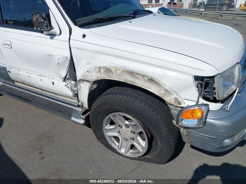 2000 Toyota 4Runner Limited V6 VIN: JT3GN87R8Y0158556 Lot: 40248032