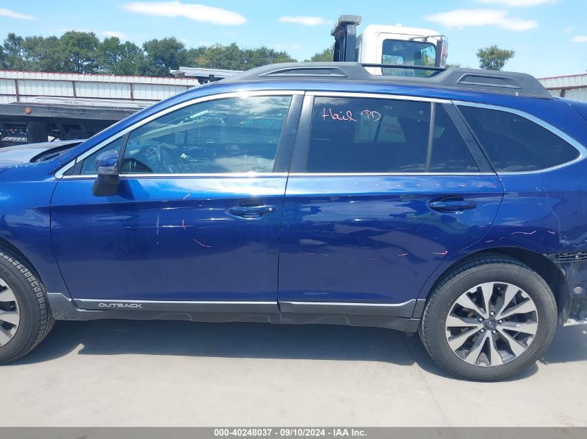 2017 Subaru Outback 2.5I Limited VIN: 4S4BSANC0H3359611 Lot: 40248037