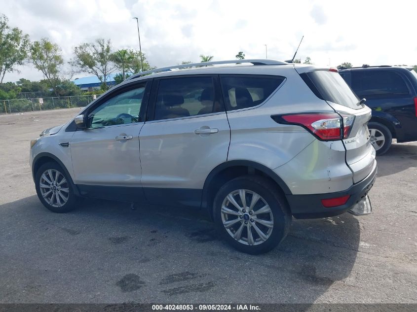 2017 Ford Escape Titanium VIN: 1FMCU0JD7HUC95908 Lot: 40248053