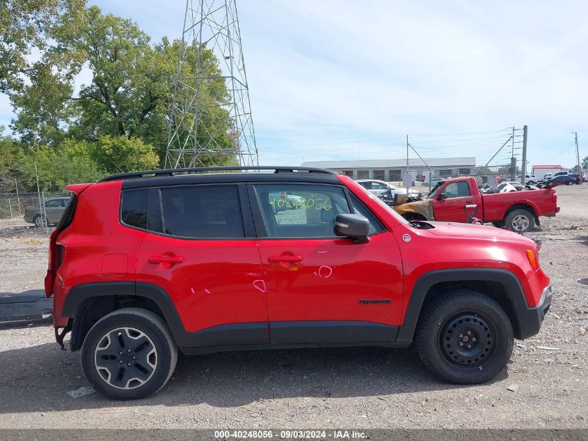 2017 Jeep Renegade Trailhawk 4X4 VIN: ZACCJBCB2HPE60107 Lot: 40248056