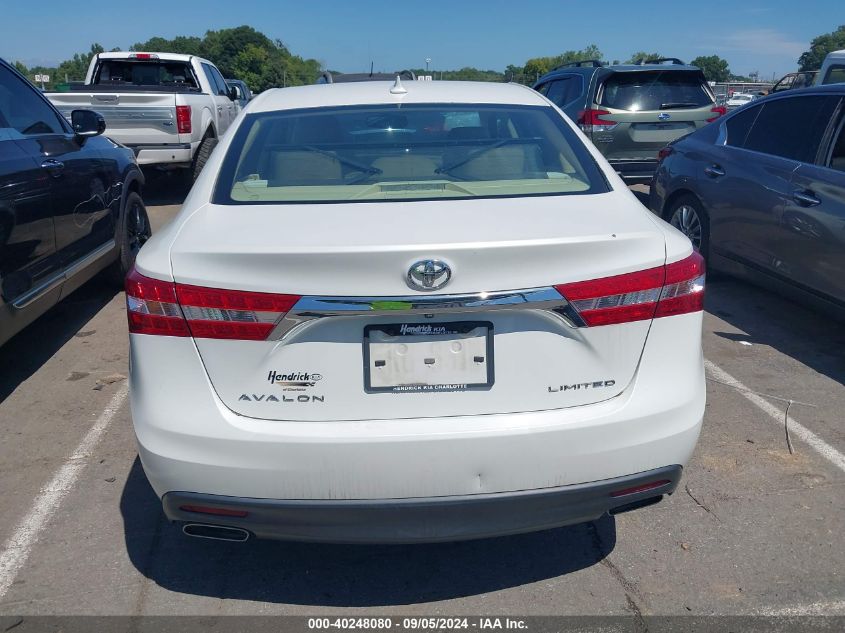2014 TOYOTA AVALON VIN: 4T1BK1EB0EU122498