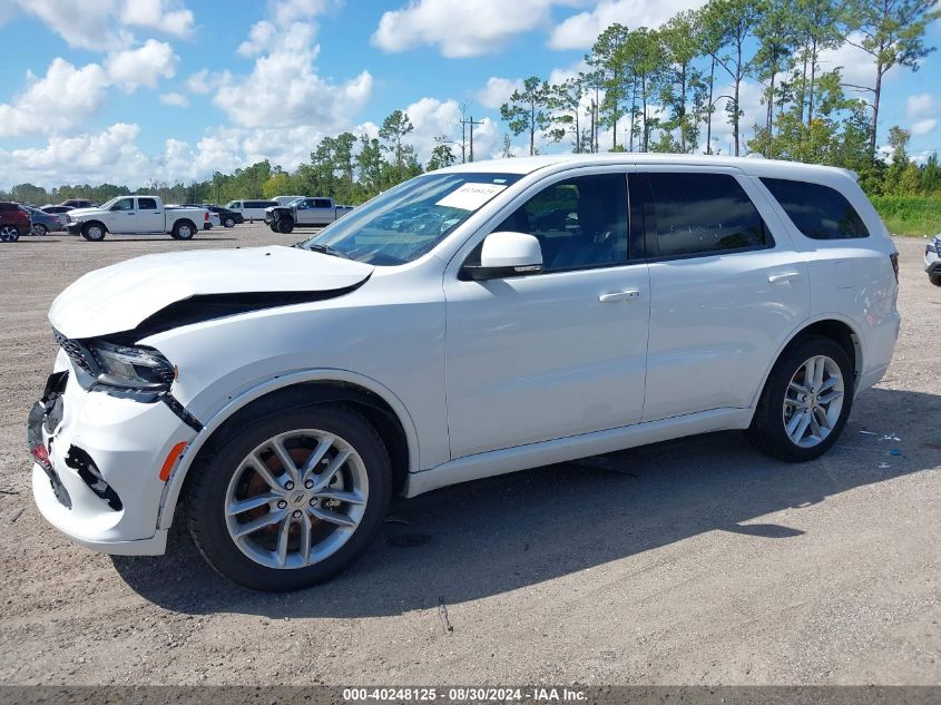 2022 Dodge Durango Gt Plus Rwd VIN: 1C4RDHDG3NC226167 Lot: 40248125