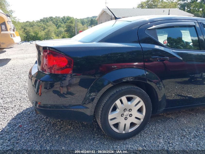 2013 Dodge Avenger Se VIN: 1C3CDZAB3DN632560 Lot: 40248153