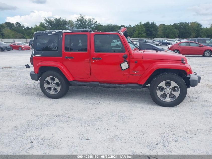 2016 Jeep Wrangler Unlimited Sahara VIN: 1C4BJWEG9GL305438 Lot: 40248180