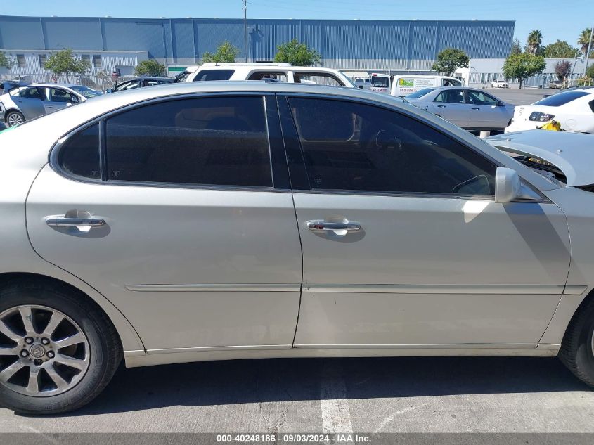 2003 Lexus Es 300 VIN: JTHBF30G936016249 Lot: 40248186