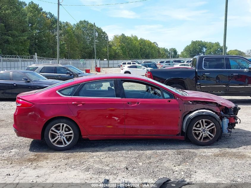 2018 Ford Fusion Se VIN: 3FA6P0HD0JR130509 Lot: 40248202