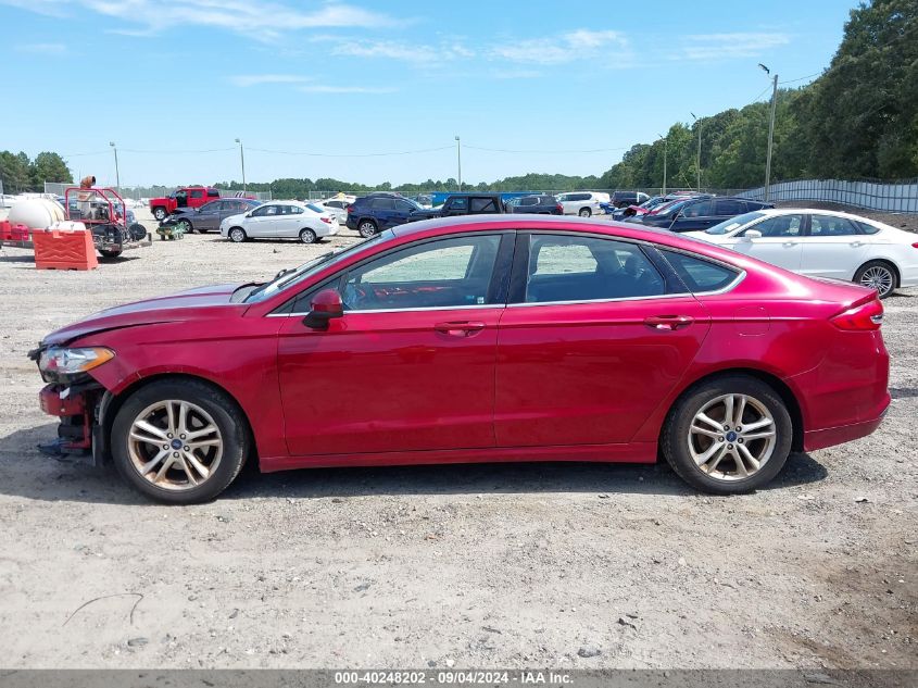 2018 Ford Fusion Se VIN: 3FA6P0HD0JR130509 Lot: 40248202