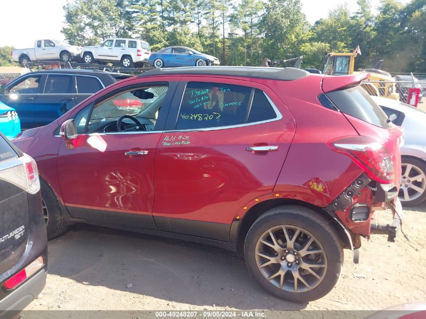 2019 Buick Encore Awd Sport Touring VIN: KL4CJ2SMXKB702348 Lot: 40248207