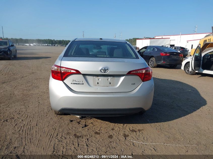 2017 Toyota Corolla Le VIN: 2T1BURHE2HC828425 Lot: 40248213