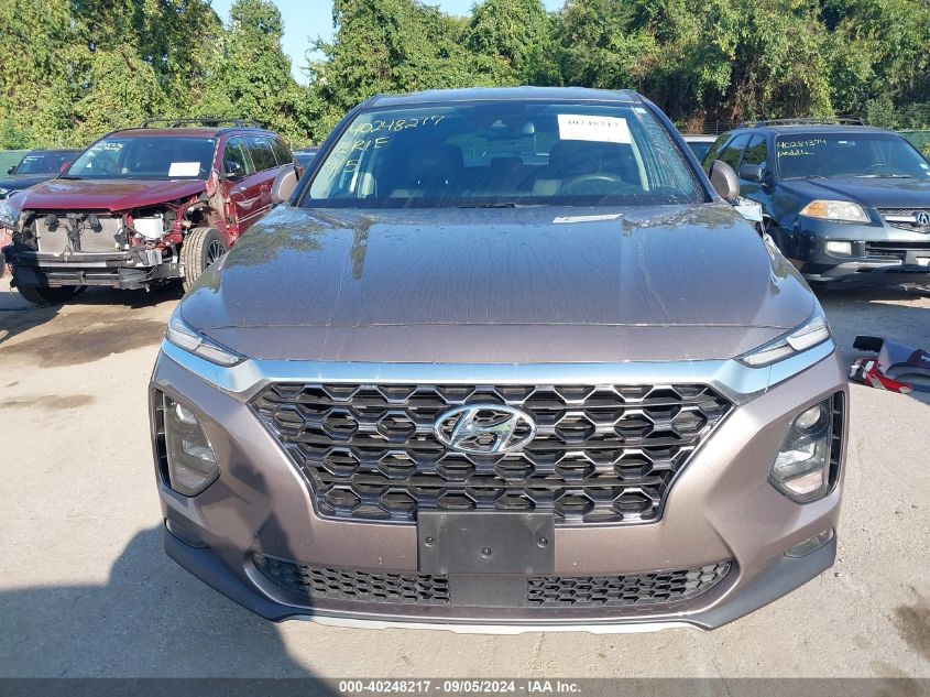 2019 Hyundai Santa Fe Sel VIN: 5NMS33AD3KH095644 Lot: 40248217