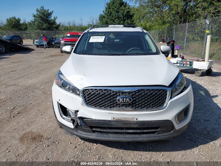 2017 Kia Sorento 2.4L Lx VIN: 5XYPGDA34HG264502 Lot: 40248238