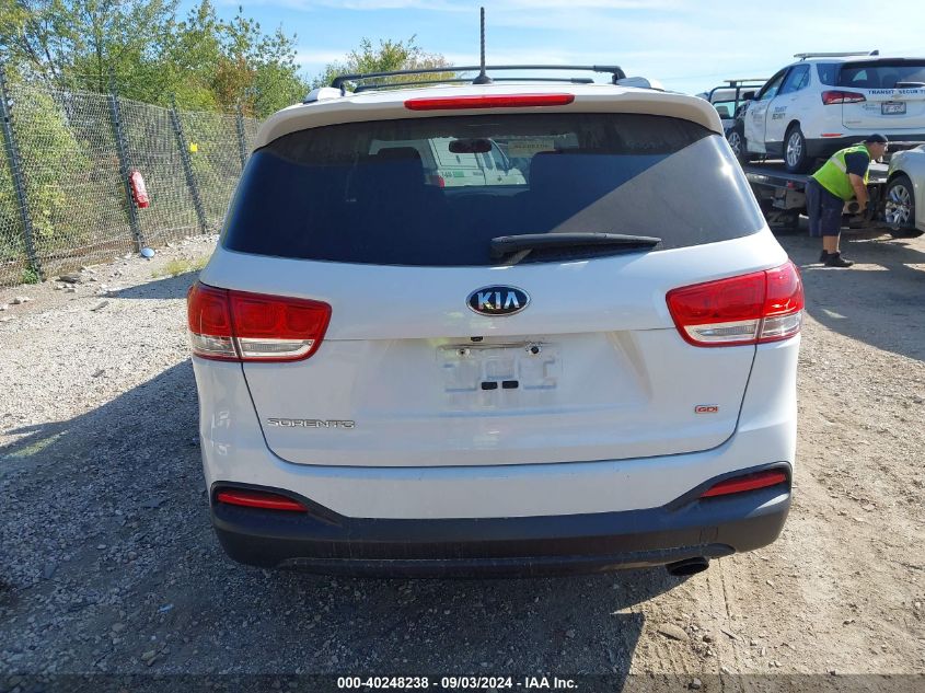 2017 Kia Sorento 2.4L Lx VIN: 5XYPGDA34HG264502 Lot: 40248238