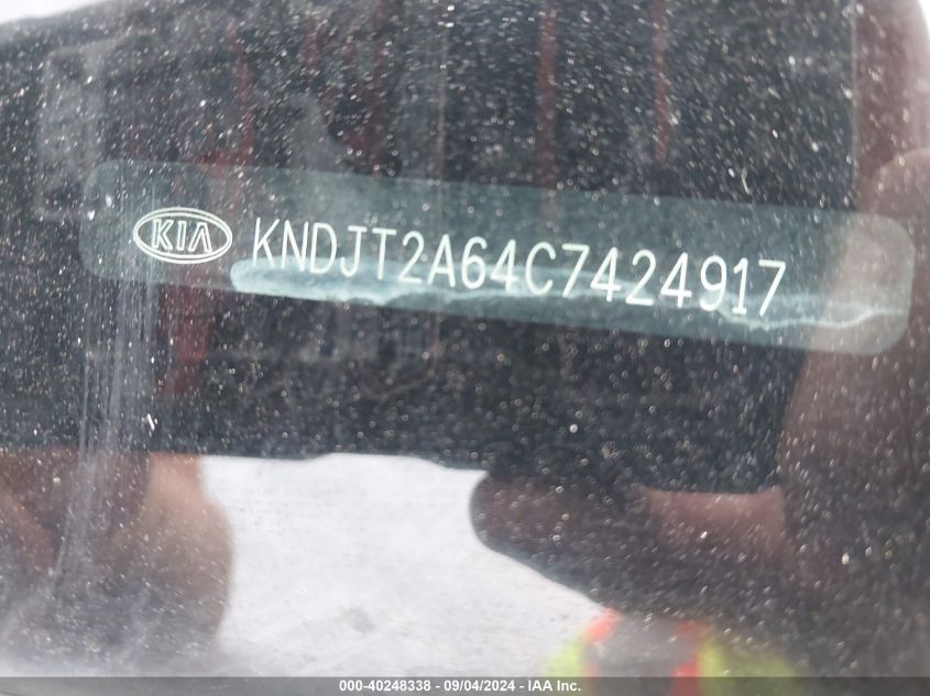 KNDJT2A64C7424917 2012 Kia Soul +/!/Sport