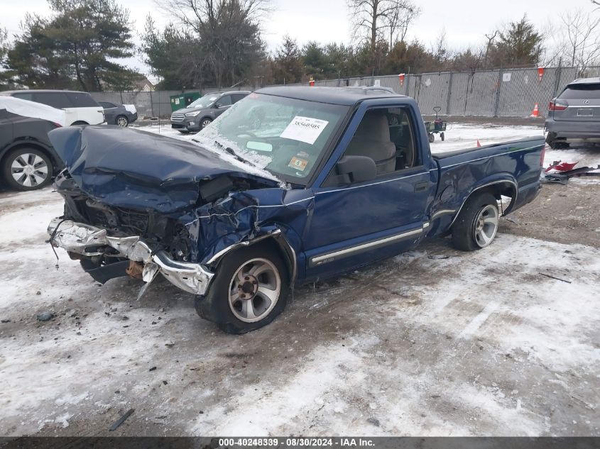 2001 Chevrolet S-10 Ls VIN: 1GCCS14501K154197 Lot: 40248339