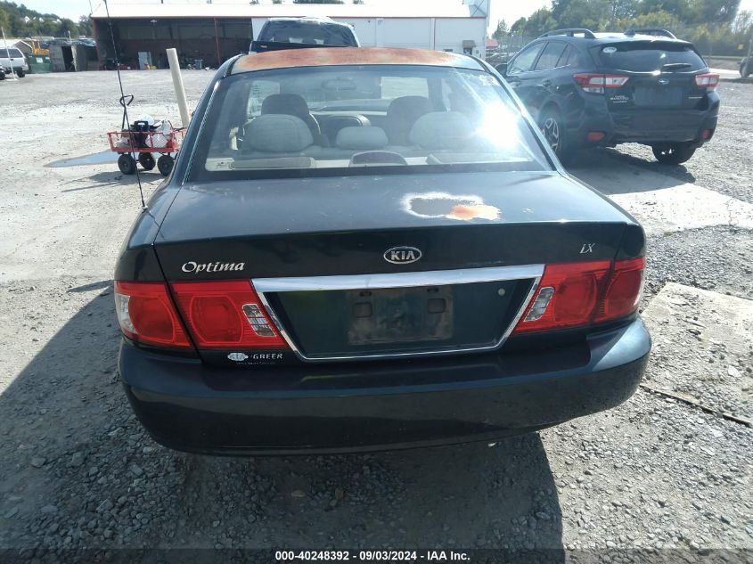 KNAGD126445298391 2004 Kia Optima Ex/Lx