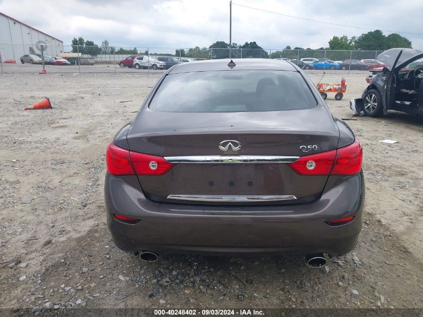 2015 Infiniti Q50 Premium VIN: JN1BV7AP9FM331842 Lot: 40248402