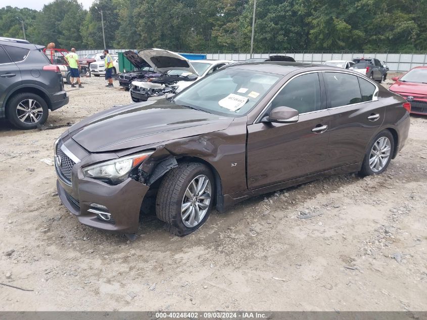 2015 Infiniti Q50 Premium VIN: JN1BV7AP9FM331842 Lot: 40248402