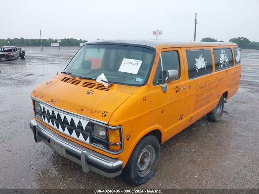 1988 Dodge Ram Wagon B350 Bus VIN: 2B5WB31W7JK110898 Lot: 40248405