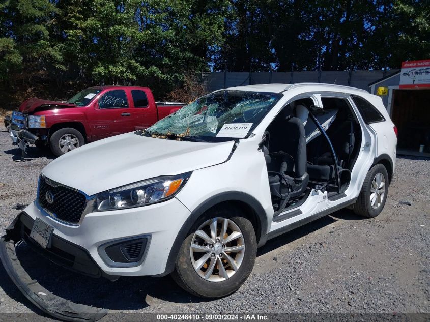 2017 Kia Sorento 2.4L Lx VIN: 5XYPGDA34HG296866 Lot: 40248410