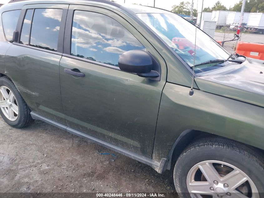 2007 Jeep Compass Sport VIN: 1J8FT47W27D200182 Lot: 40248446