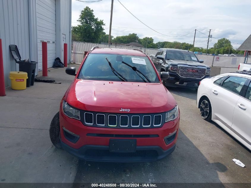 2018 Jeep Compass Sport 4X4 VIN: 3C4NJDAB8JT316194 Lot: 40248508