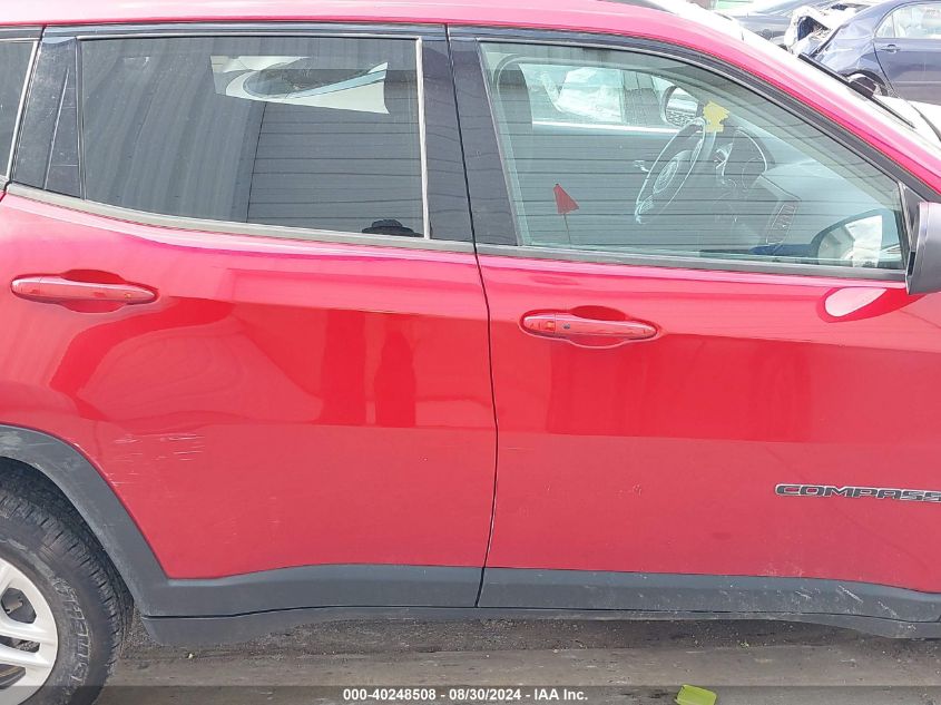 2018 Jeep Compass Sport 4X4 VIN: 3C4NJDAB8JT316194 Lot: 40248508