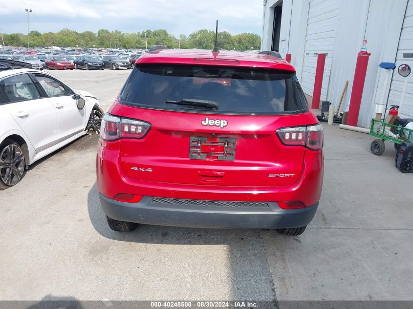 2018 Jeep Compass Sport 4X4 VIN: 3C4NJDAB8JT316194 Lot: 40248508