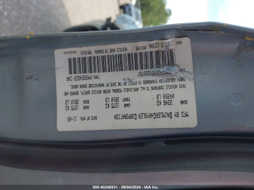 2C3KA53G66H320797 2006 Chrysler 300 Touring