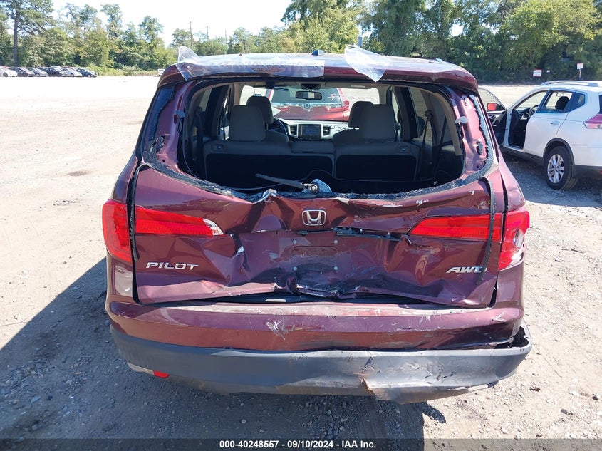 2018 HONDA PILOT EX-L - 5FNYF6H76JB049938