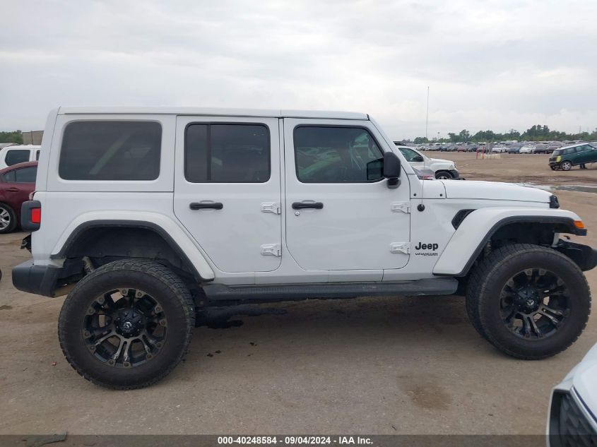 2021 Jeep Wrangler Unlimited Sahara VIN: 1C4HJXEG9MW511420 Lot: 40248584